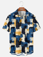 Men's Gallery Brushstroke Short Sleeve Shirt Eleven Oasis