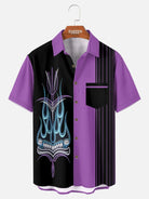 Men's Automotive Stripe Short Sleeve Shirt ElevenOasis