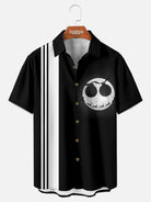 Men's Nightmare Moon Christmas Short Sleeve Shirt ElevenOasis