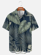 Men's Tropical Palm Short Sleeve Shirt Eleven Oasis