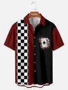 Tall Men's High Roller Racing Short Sleeve Shirt Eleven Oasis