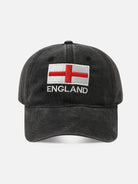 Men's Flag Embroidered Washed Baseball Cap Eleven Oasis
