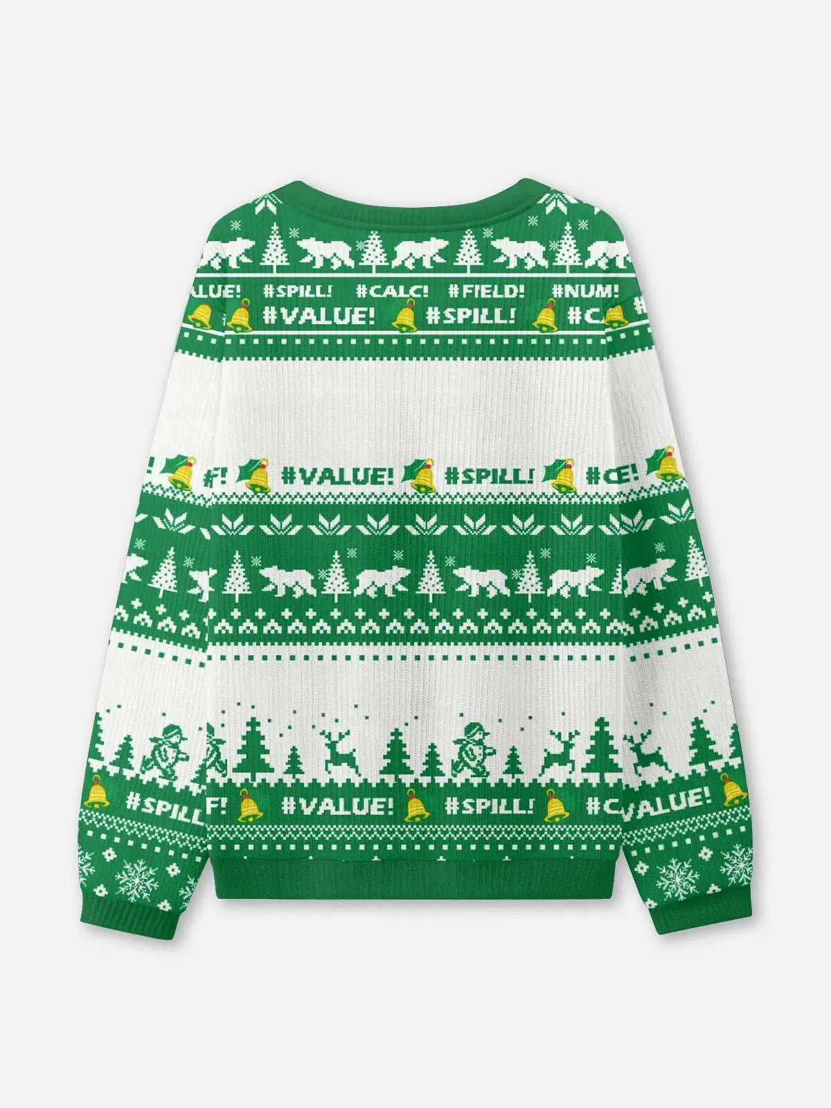 Excel Spreadsheet Maker Ugly Christmas Sweatshirt 