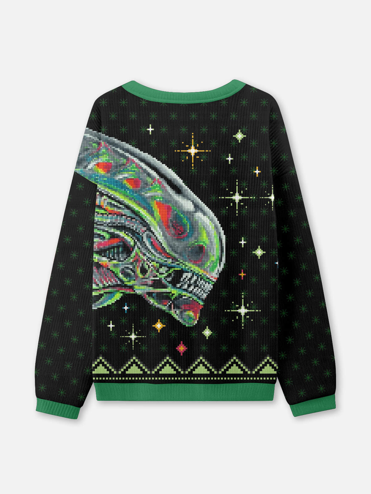 Ugly Christmas Sweater Alien Xenomorph Sweatshirt ElevenOasis