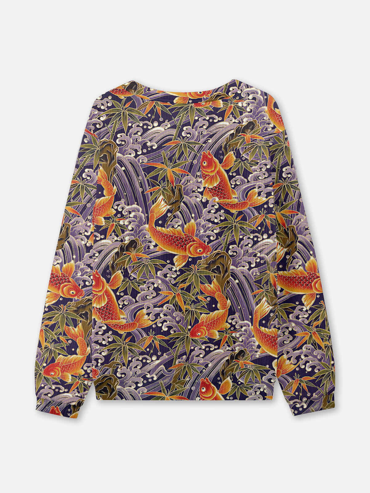 Koi Art Crew Neck Sweatshirt Eleven Oasis