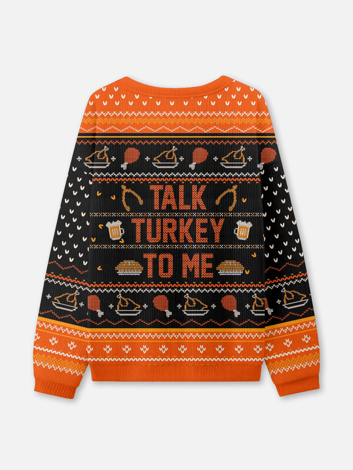 Talk Turkey To Me Thanksgiving Ugly Sweater Eleven Oasis