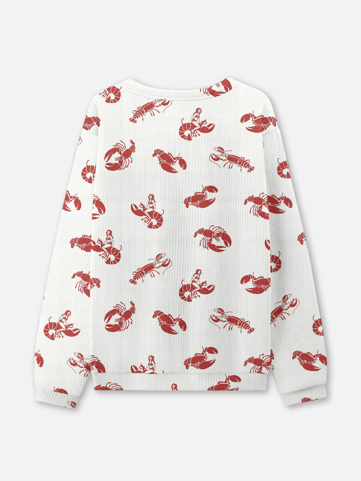 Lobster Art Crew Neck Sweatshirt Eleven Oasis