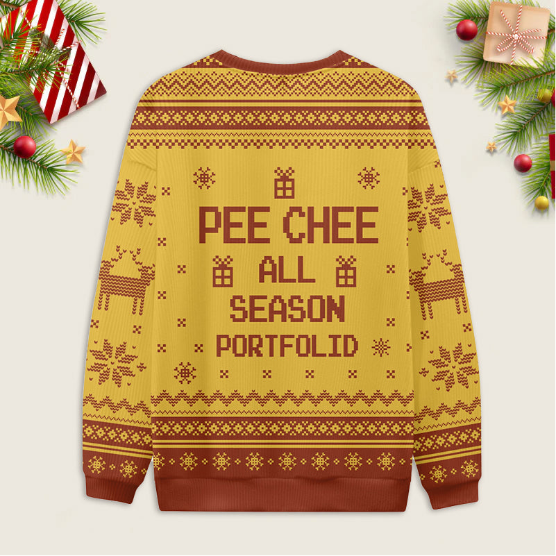 Pee Chee All Season Portfolid Ugly Christmas Sweater Eleven Oasis