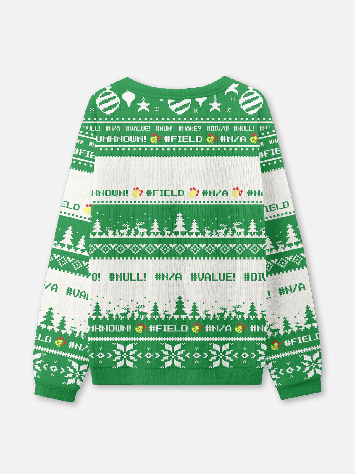 Needs to Be in an Excel Spreadsheet Ugly Christmas Sweater Eleven Oasis