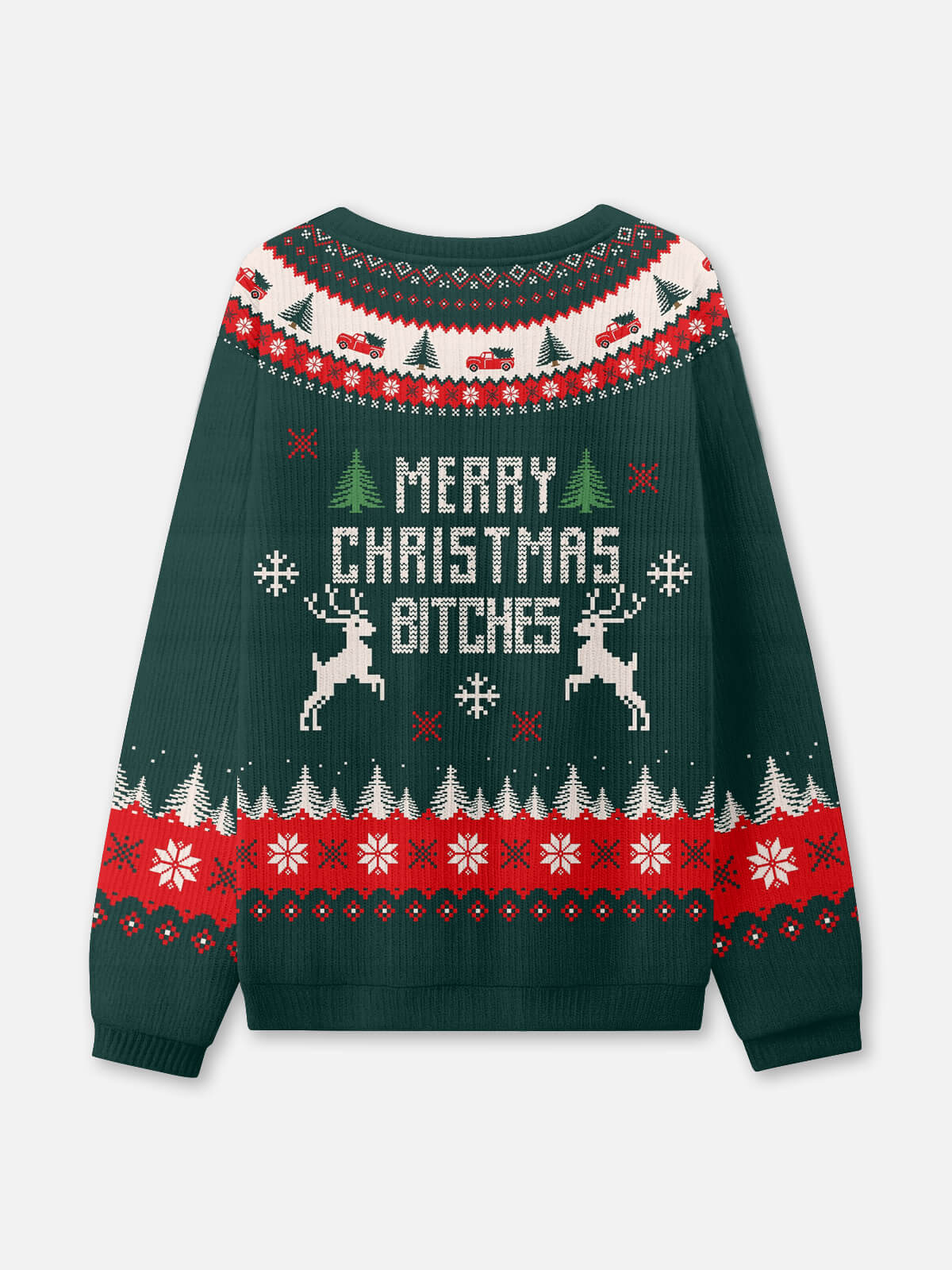 Merry Christmas Bitches Ugly Sweater Eleven Oasis