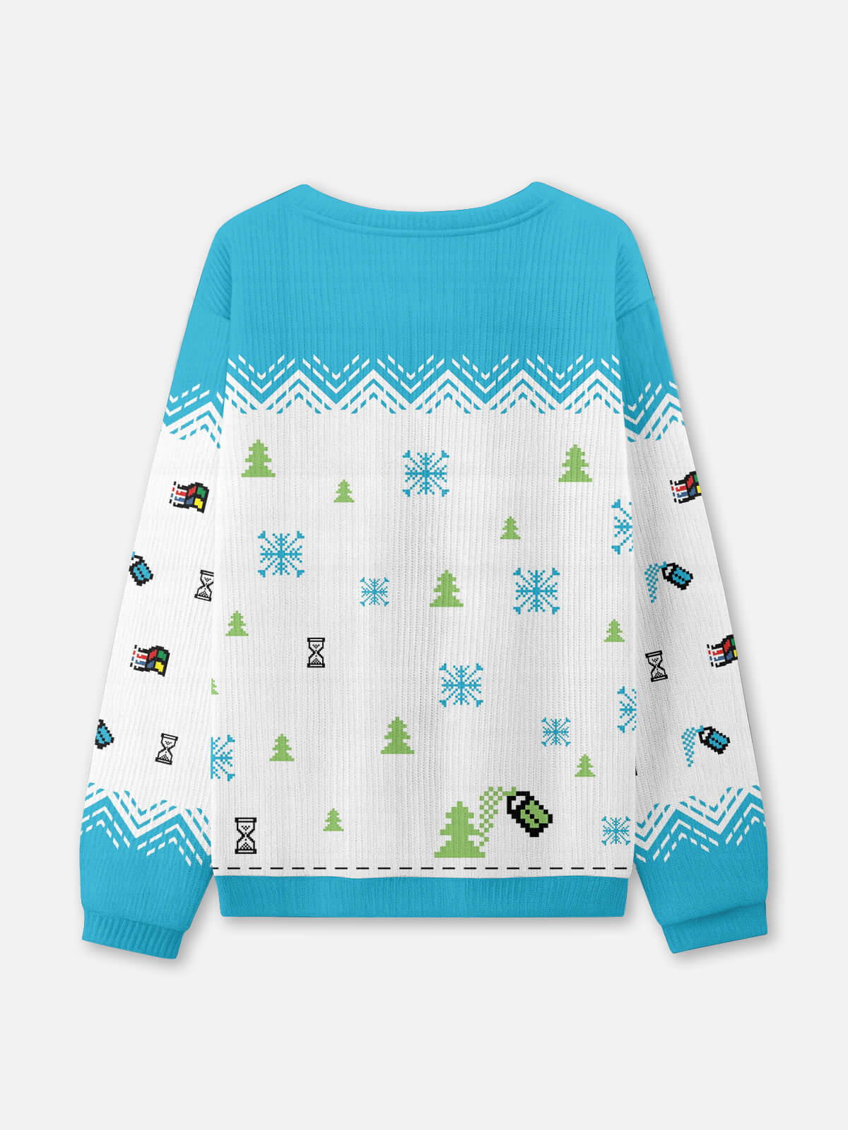 Retro Paint Program Ugly Christmas Sweater Eleven Oasis