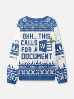 Ugly Christmas Sweater Spreadsheet Excel Spreadsheet Sweatshirt Eleven Oasis