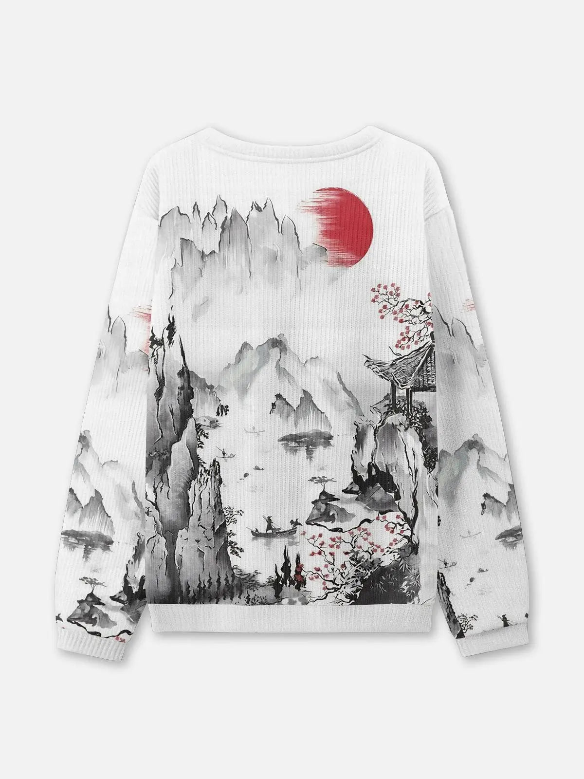 Kaiju Godzilla Ink Art Crew Neck Sweatshirt Eleven Oasis