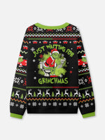 Just Waiting for Grinchmas Ugly Christmas Sweater Eleven Oasis