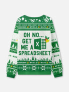Needs to Be in an Excel Spreadsheet Ugly Christmas Sweatshirt 