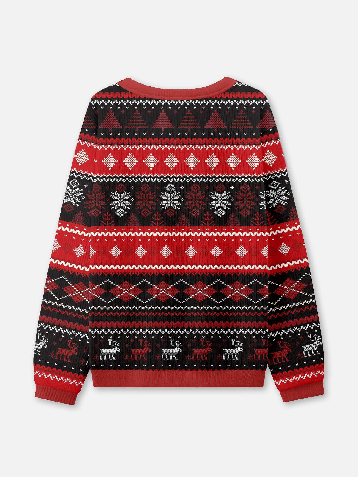 Classic Reindeer Fair Isle Ugly Christmas Sweatshirt?
