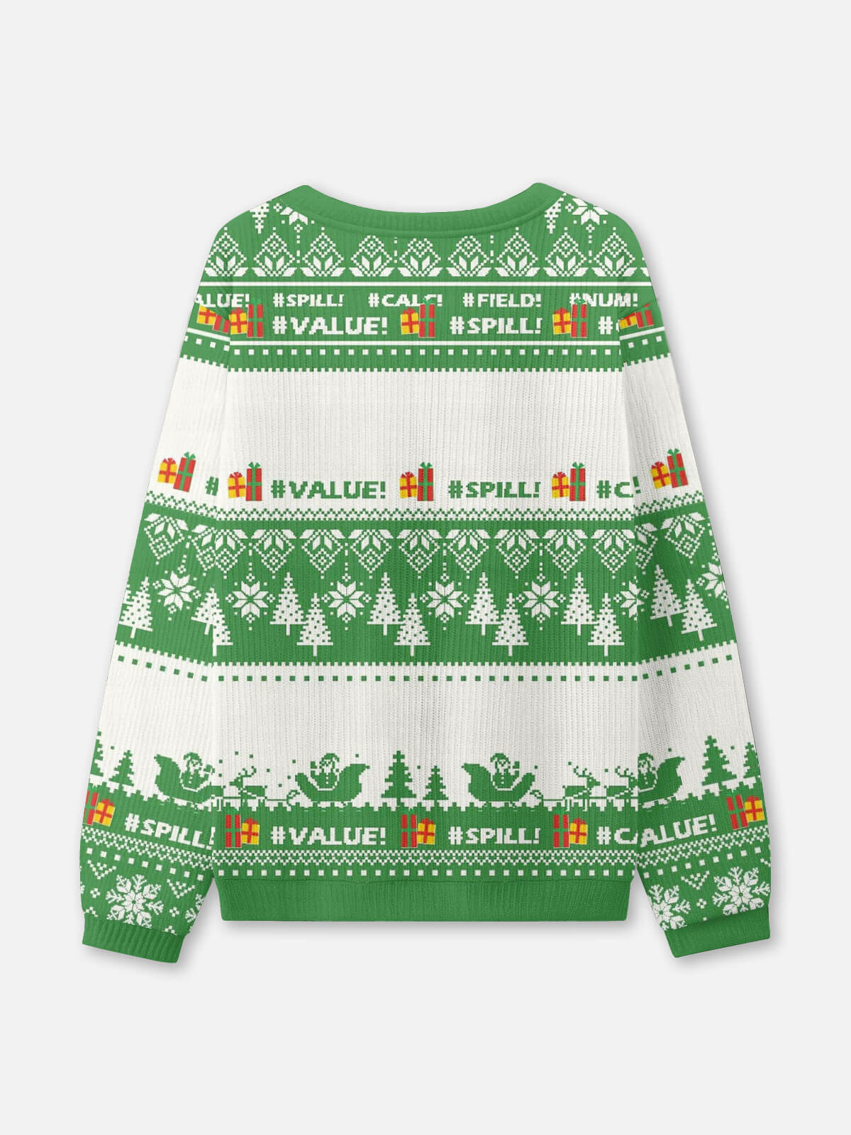 Time to Fire Up Excel Spreadsheet Ugly Christmas Sweater Eleven Oasis