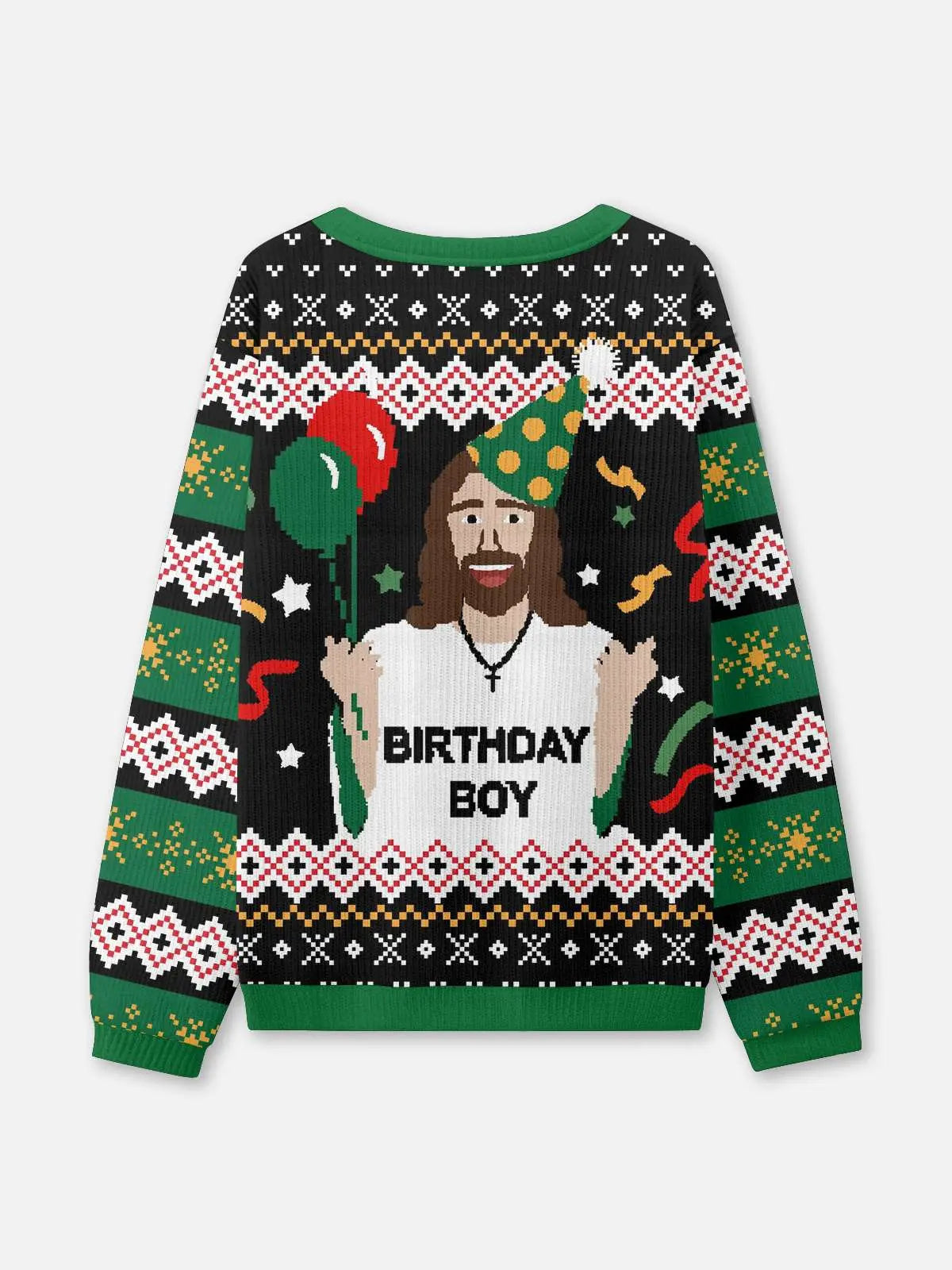 Birthday Boy Ugly Christmas Sweatshirt ElevenOasis