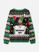 Birthday Boy Ugly Christmas Sweatshirt ElevenOasis