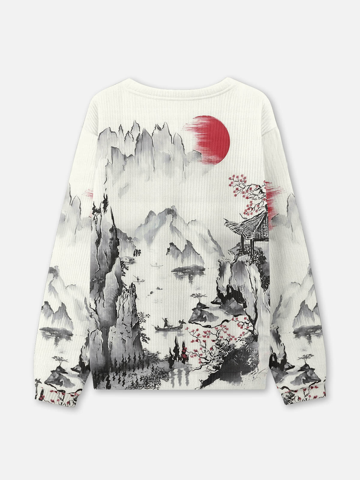 Kaiju Godzilla Ink Art Crew Neck Sweatshirt Eleven Oasis