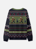 Bigfoot Beer Run Ugly Christmas Sweater Eleven Oasis