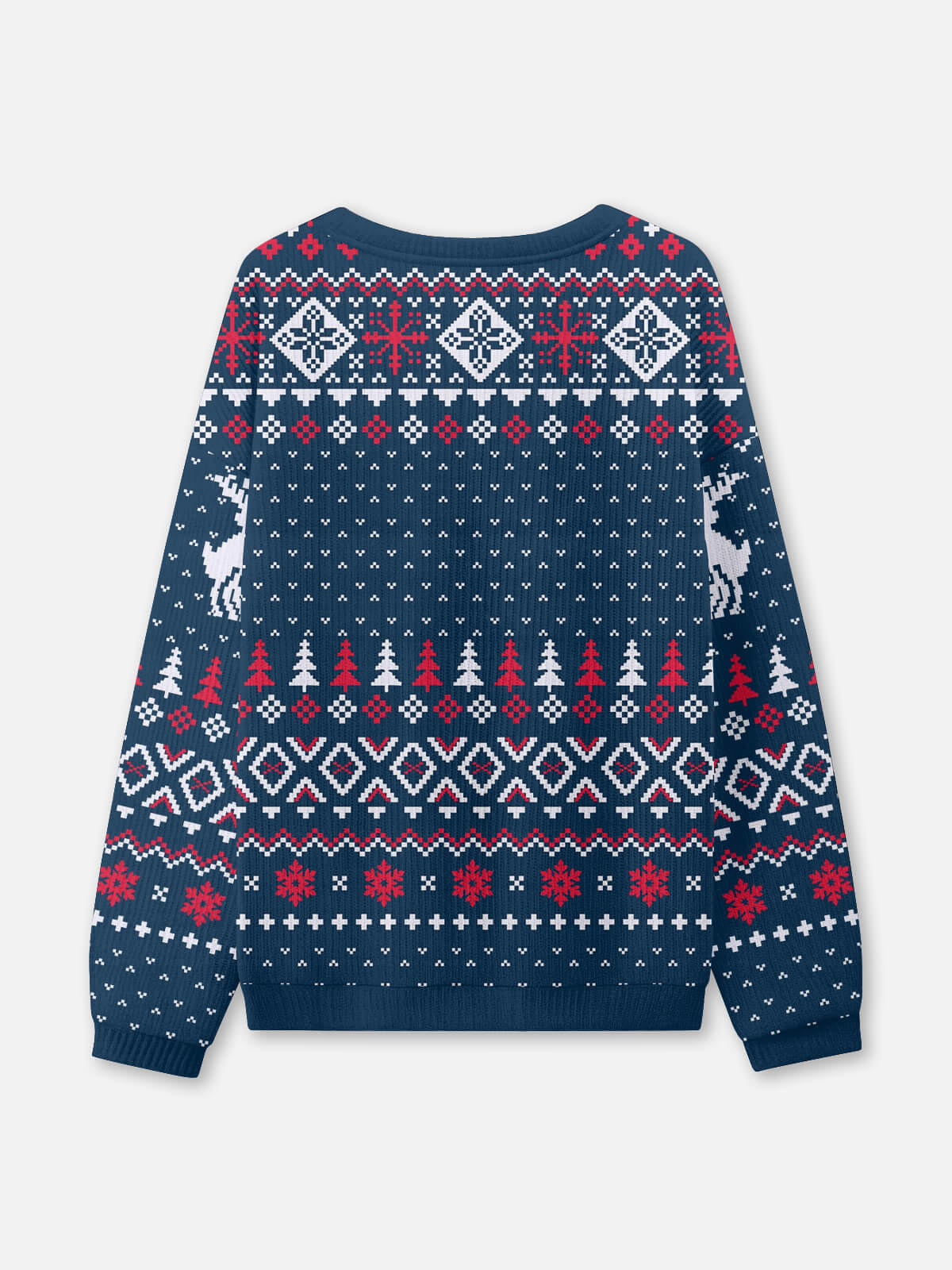 Ugly Christmas Sweater Ho Ho Ho Reindeer Sweatshirt Eleven Oasis