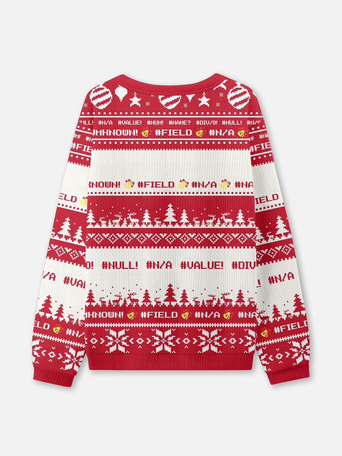 Needs to Be in an Excel Spreadsheet Ugly Christmas Sweater Eleven Oasis