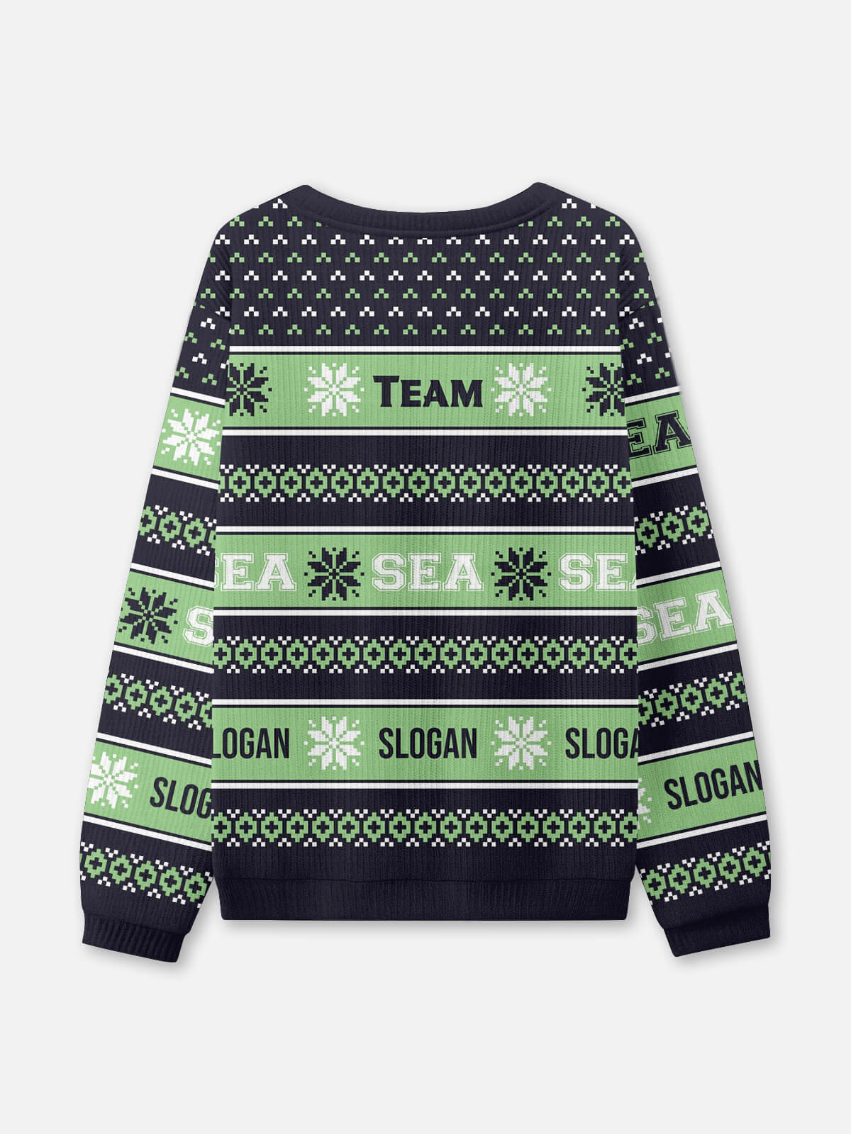 Custom Seattle Logo Football Sweatshirt Eleven Oasis