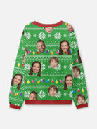 Customizable Face Christmas Lights Ugly Christmas Sweater 