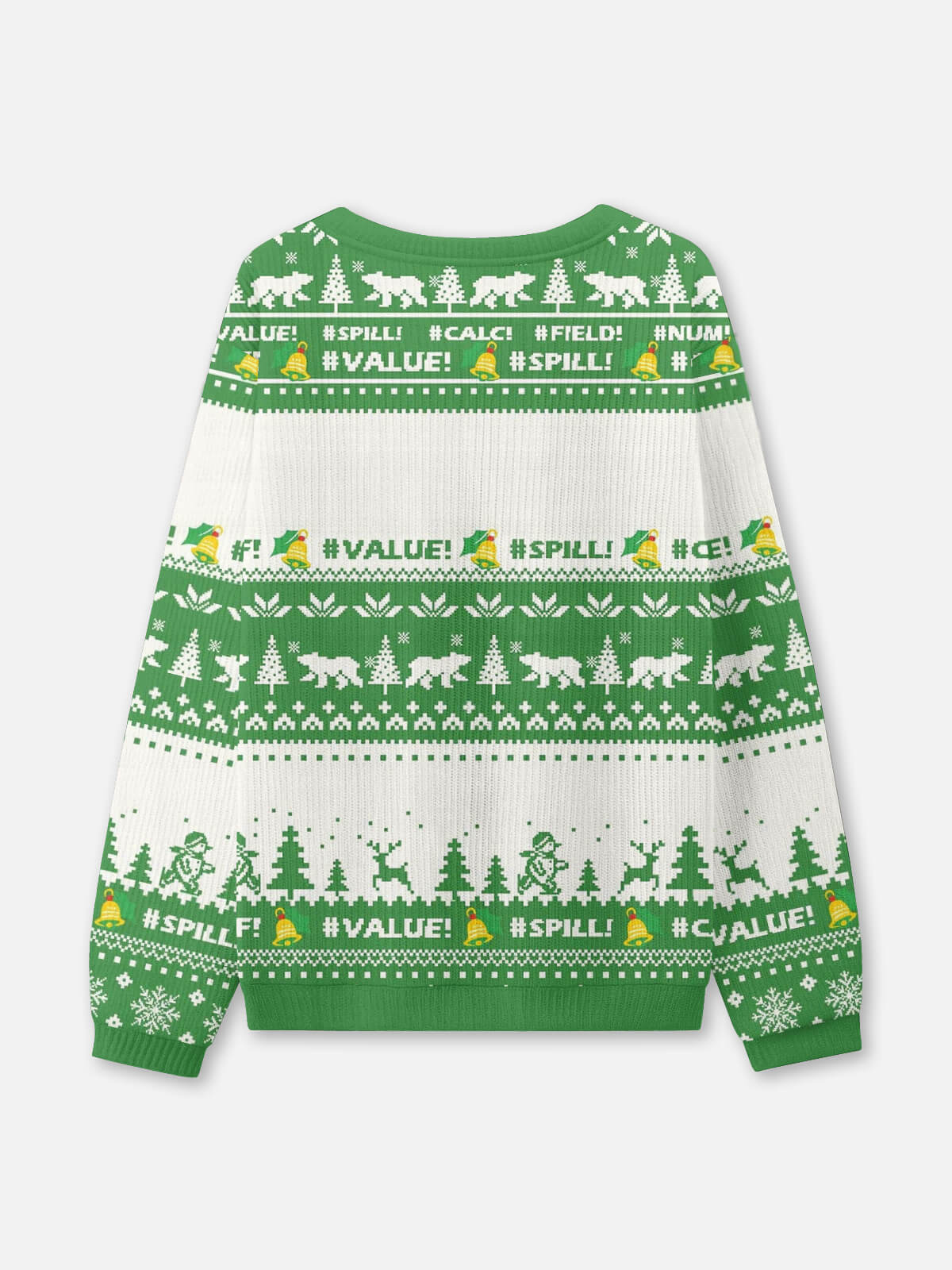 Santa's Budget Sheet Ugly Christmas Sweater Eleven Oasis