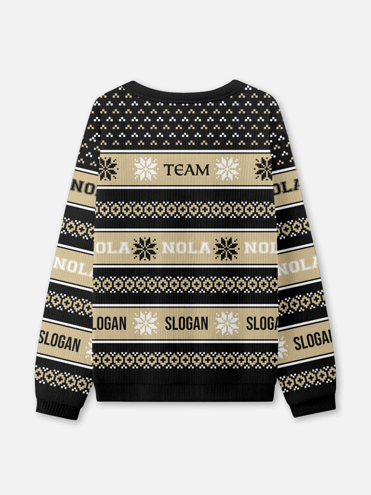 Custom New Orleans Logo Football Sweatshirt Eleven Oasis