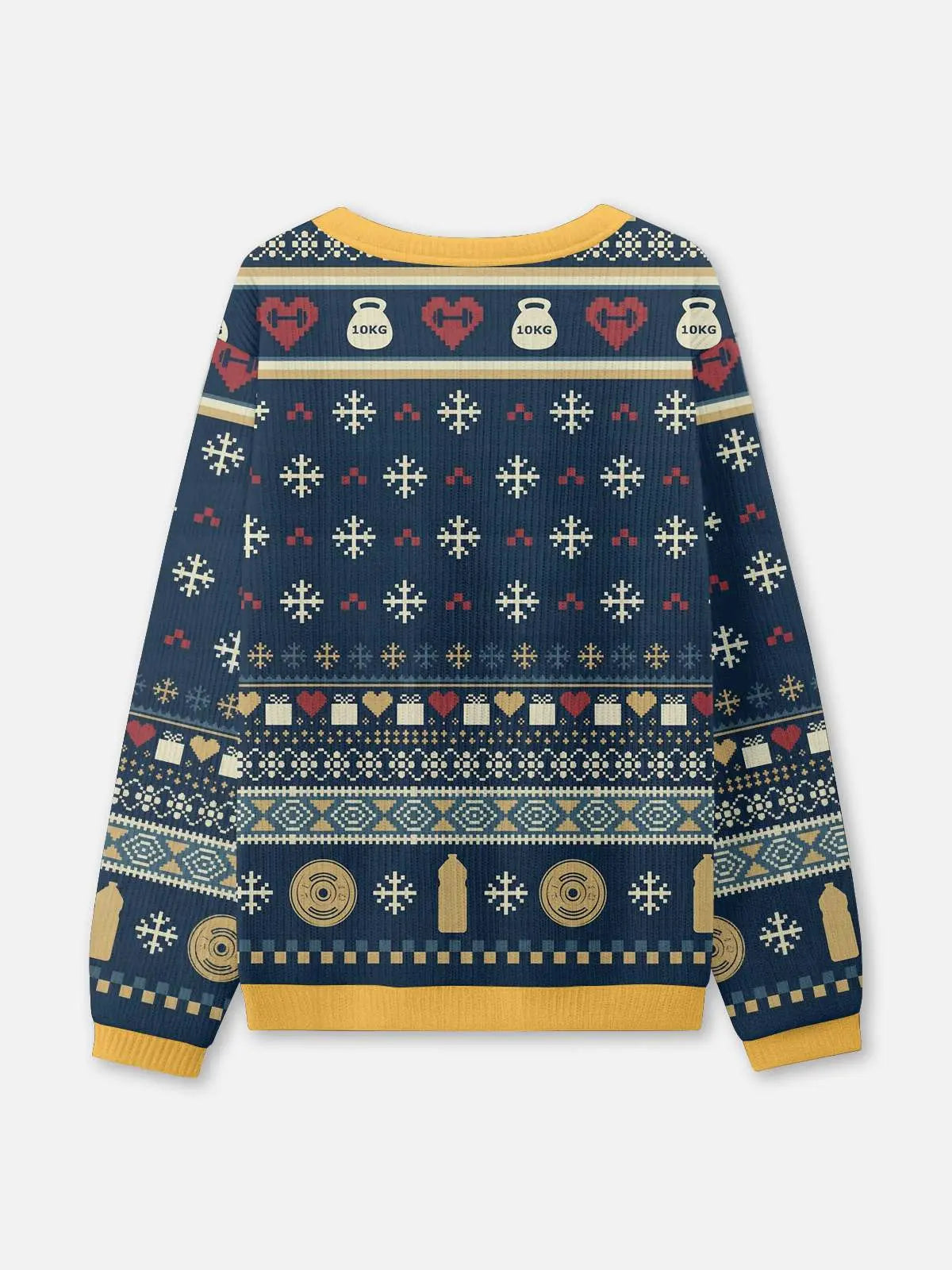 Deck The Balls Flex The Biceps Ugly Christmas Sweatshirt Eleven Oasis