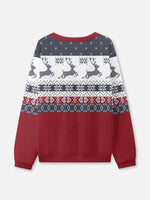 Reindeer Fair Isle Classic Christmas Sweater Eleven Oasis