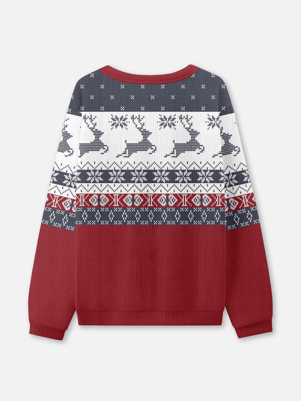 Reindeer Fair Isle Classic Christmas Sweater Eleven Oasis