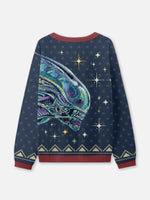 Ugly Christmas Sweater Alien Xenomorph Sweatshirt ElevenOasis