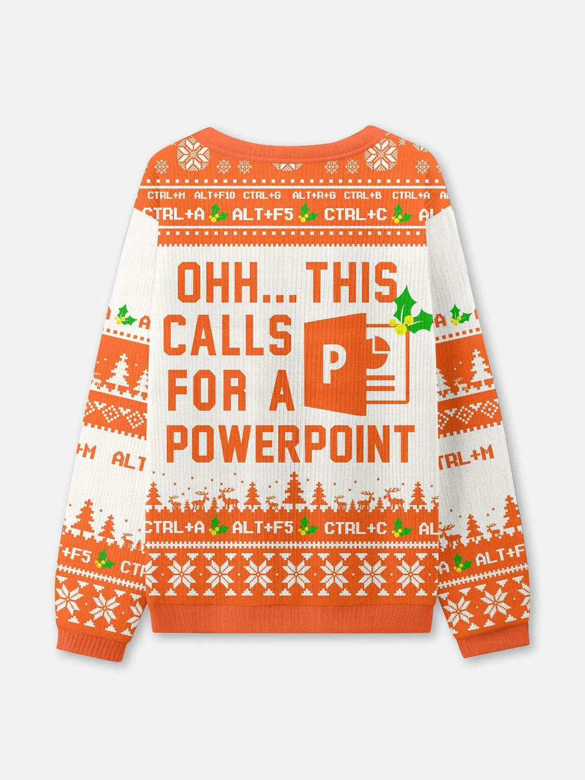 Ugly Christmas Sweater Spreadsheet Excel Spreadsheet Sweatshirt 