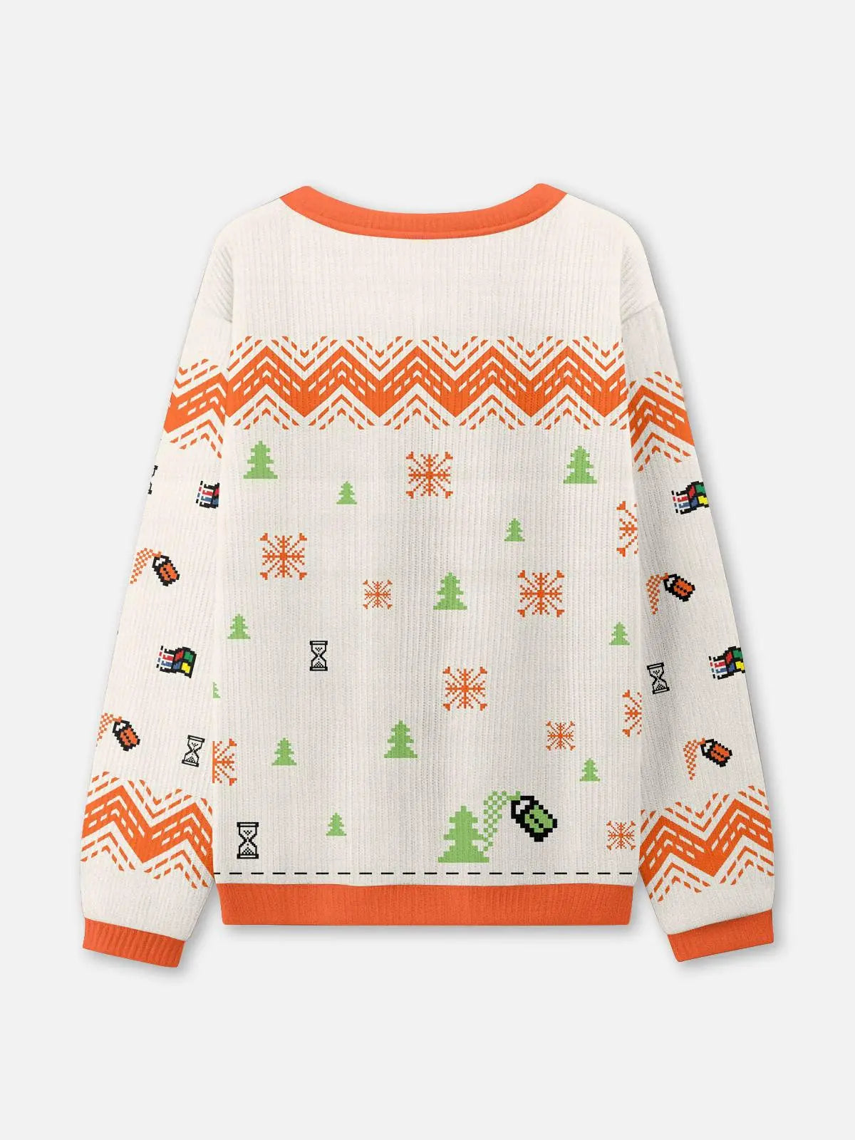 Retro Paint Program Ugly Christmas Sweatshirt 