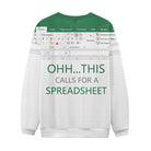 Office Humor Excel Spreadsheet Sweatshirt Eleven Oasis
