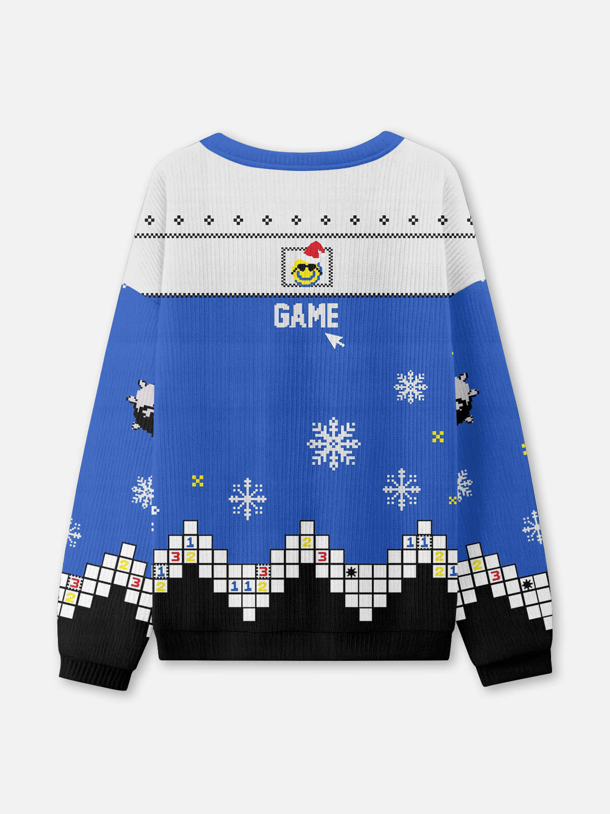 Ugly Christmas Sweater Minesweeper Tree Sweatshirt Eleven Oasis