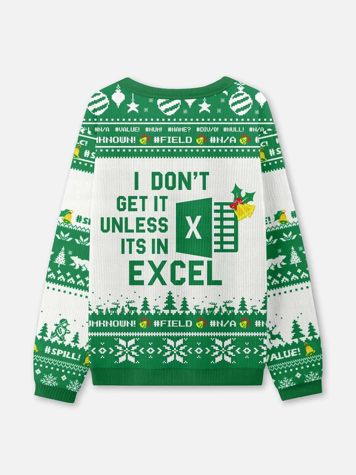 Excel-Only Understanding Ugly Christmas Sweatshirt 