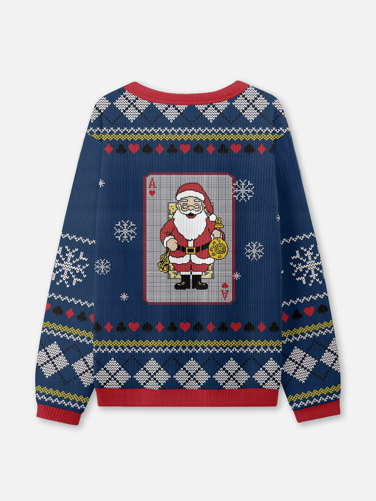 Ace of Santa Ugly Christmas Sweater Eleven Oasis