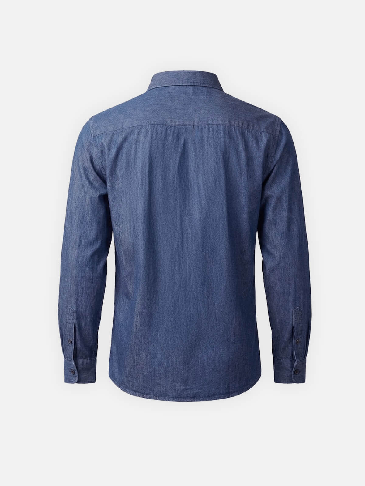 Men's Classic Denim Utility Long Sleeve Shirt Eleven Oasis