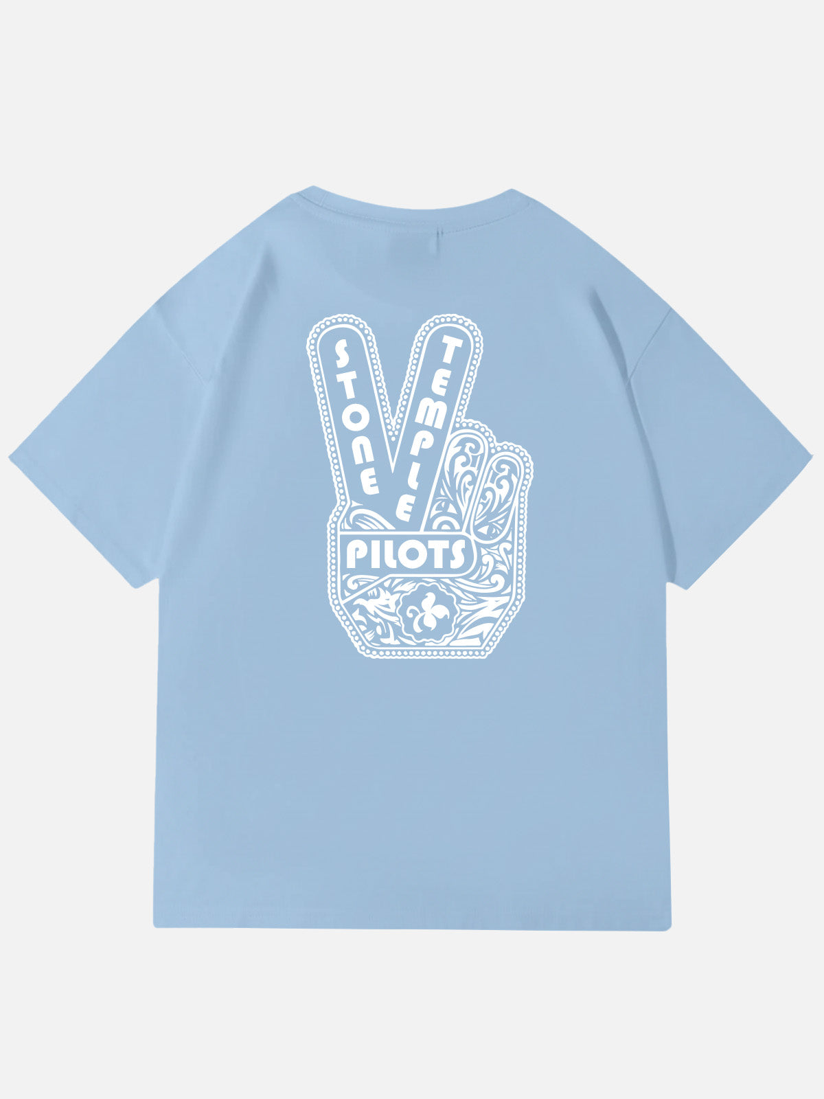 Stone Temple Pilots Peace Sign Graphic Cotton T-Shirt Eleven Oasis