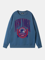 New York American Football Crest Sweatshirt Eleven Oasis