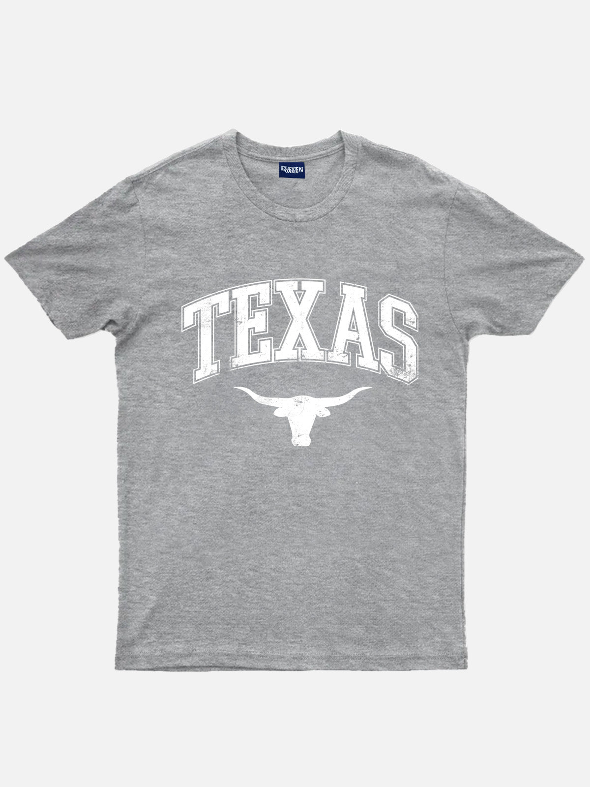 Texas Longhorn Graphic Cotton T-Shirt Eleven Oasis