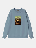 Mona Lisa Rock Parody Sweatshirt Eleven Oasis