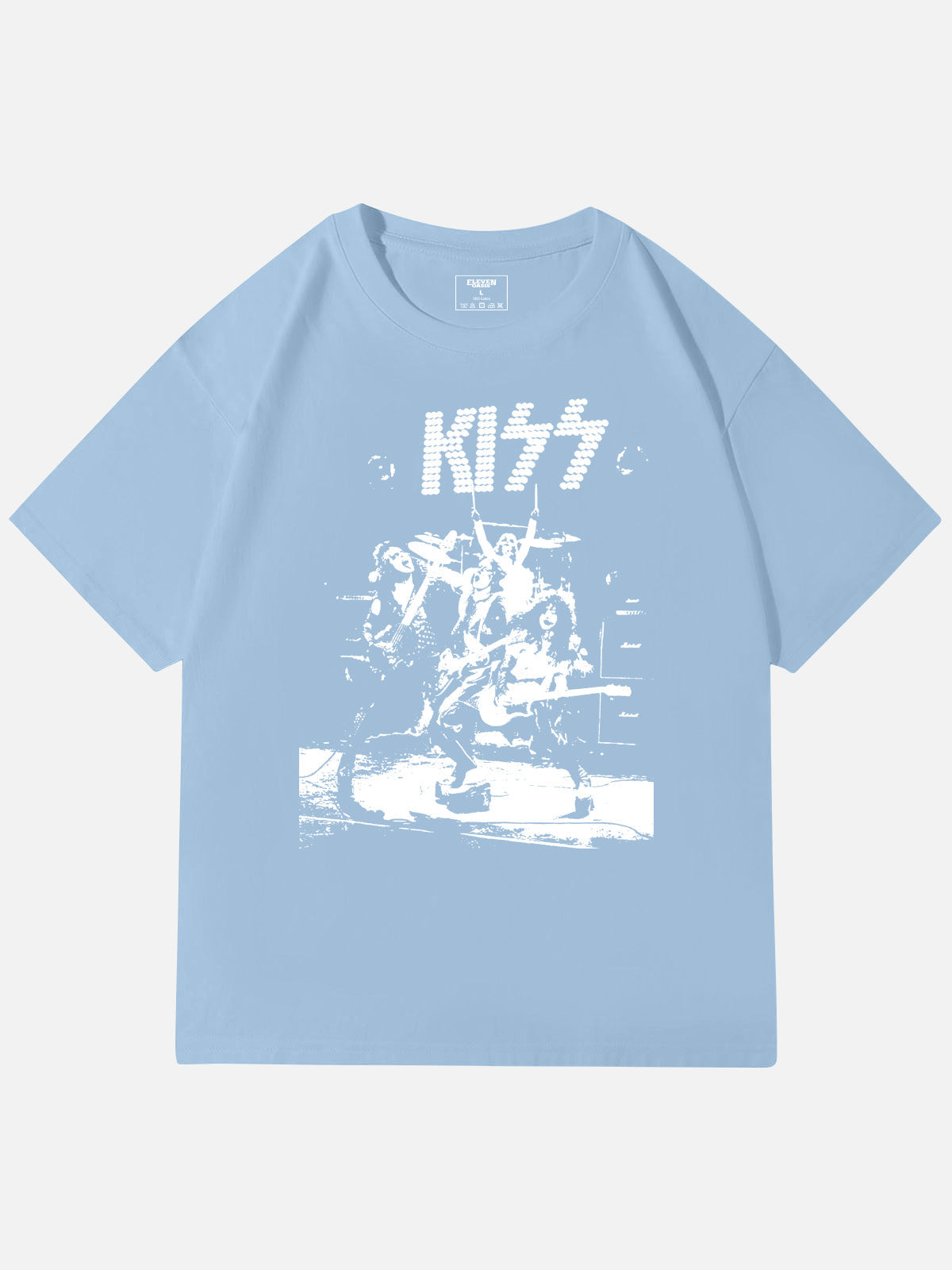 KISS Vintage Concert Band Cotton T-Shirt Eleven Oasis