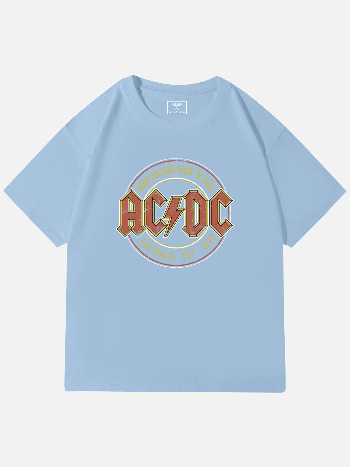 AC/DC High Voltage Vintage Band Cotton T-Shirt Eleven Oasis