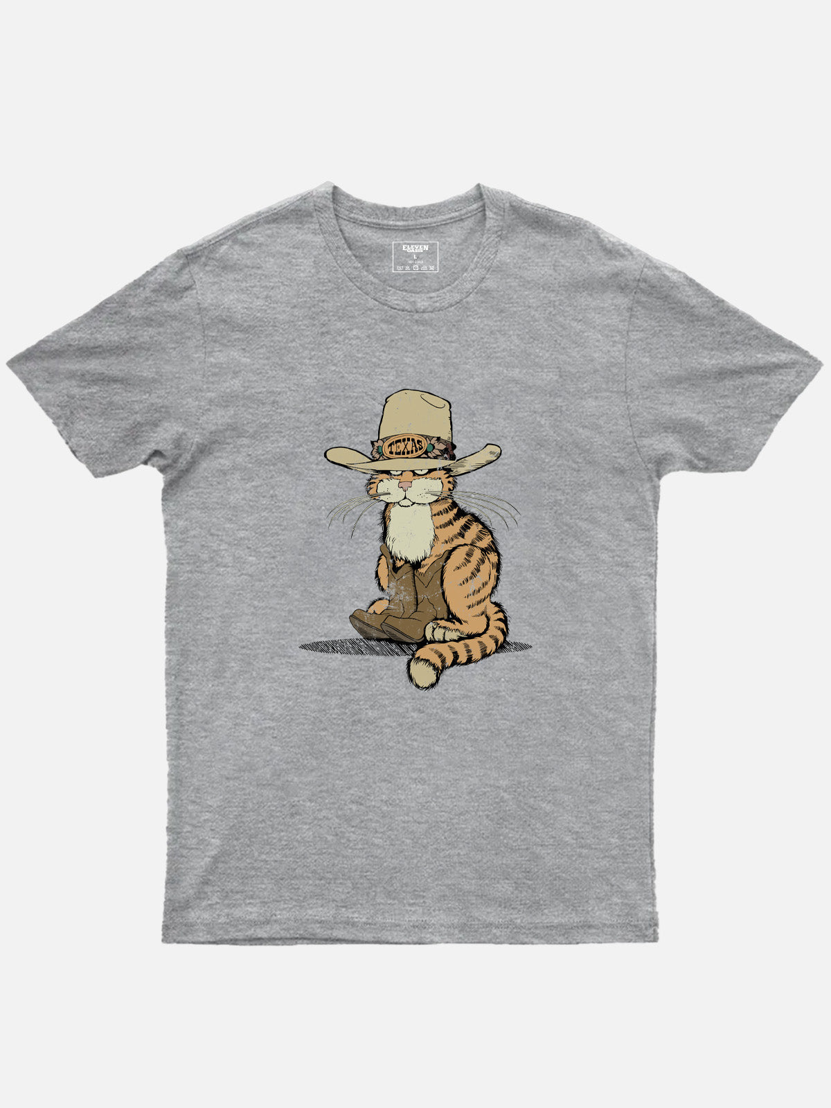 Cowboy Puss in Boots Cotton T-Shirt Eleven Oasis