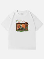 Creepshow Inn Retro Horror Graphic Cotton T-Shirt Eleven Oasis